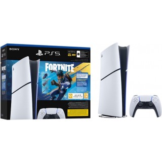 SONY PlayStation 5 Slim (Digital) 1TB White + Fortnite Flowering Chaos